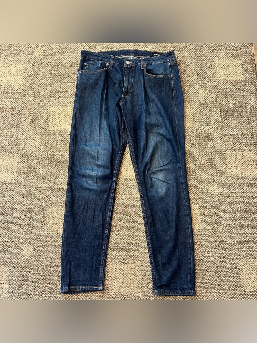 Bonobos Jeans Mens 34x32 Blue Slim Taper Medium Wash Stretch Skinny Athletic‎
